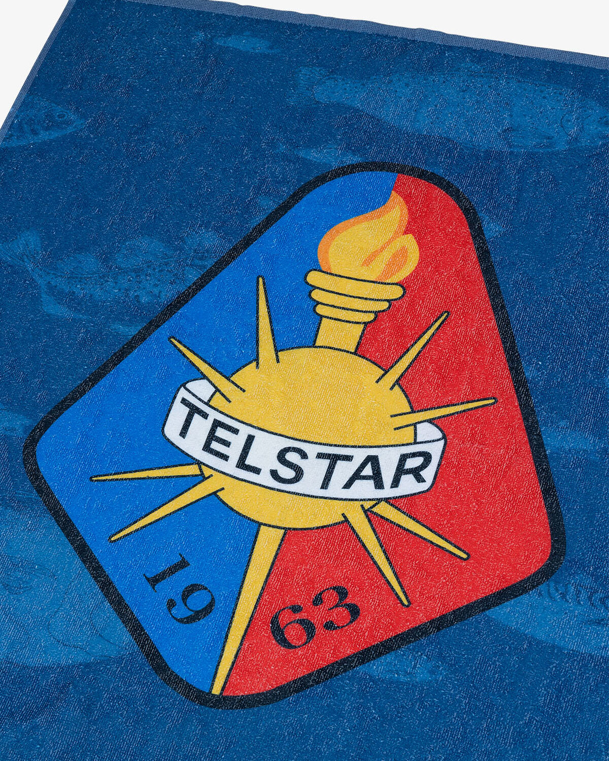 Telstar Strandlaken, Black, hi-res