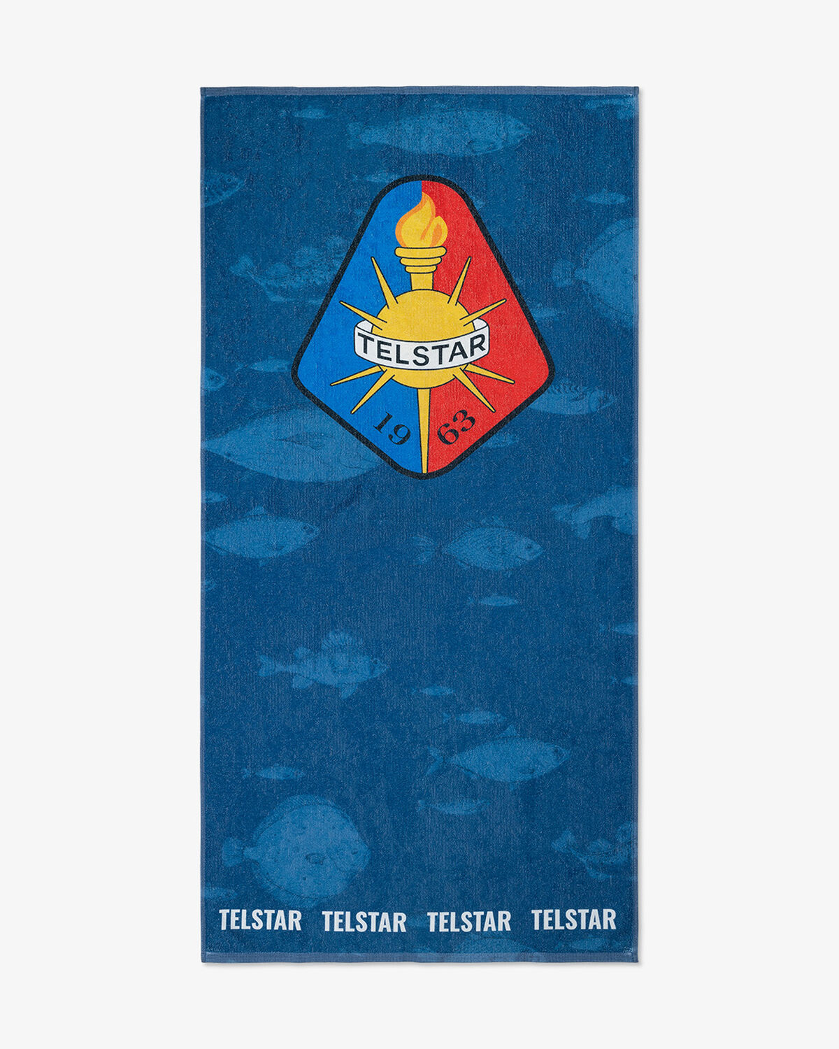 Telstar Strandlaken, Black, hi-res